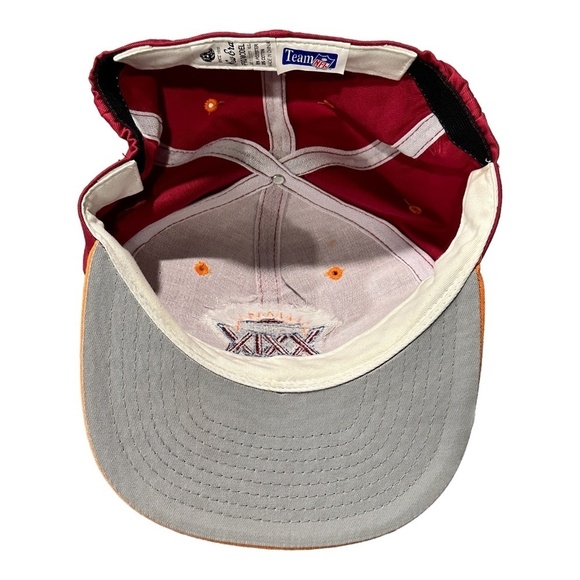 New Era Super Bowl XXIX Magenta Hat 1995 Chargers 49ers RARE MISPRINT - Picture 7 of 8